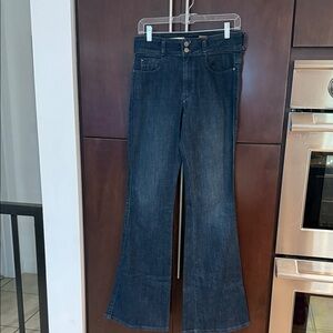 Pilcro and the Letterpress Dark Blue Flare Jeans